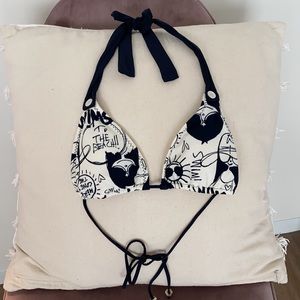 Marc by Marc Jacobs Triangle bikini top, small